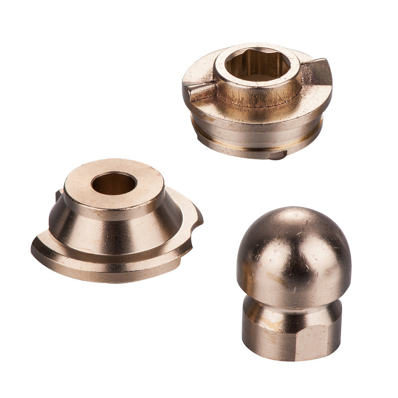 CNC machining aluminum-zinc copper brass parts - Air compressor parts - 4
