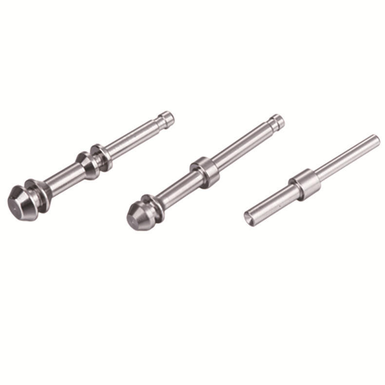 stainless steel precision shaft core long axis knurled shaft parts - Stainless steel parts - 1